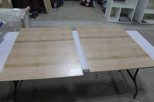 lot 893 image: Lot of (2) Wood Grain Acrylic Panels