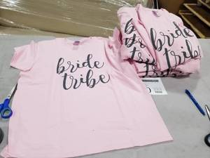 lot 910 image: Lot of (19) Gildan Ultra Cotton Ladies T-Shirts