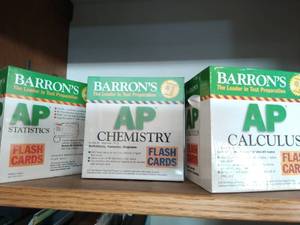Three Barrons AP Flash Cards