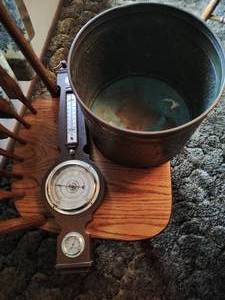 Barometer and Temperature Gauge