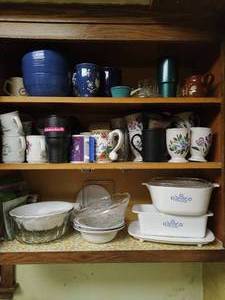 Contents of cupboard