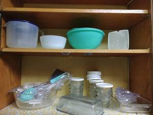 Contents of kitchen cupboard