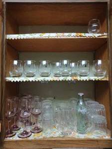 Contents of cupboard