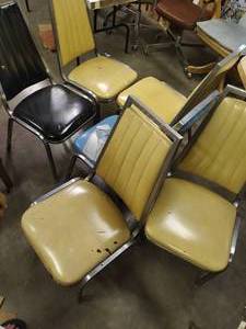 Six Vintage Tri-Par Chairs