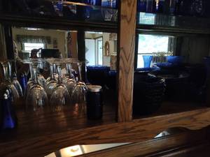 Lot of cobalt blue dinnerware