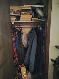 Contents of coat closet