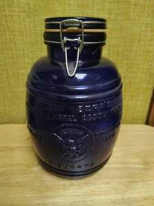 Cobalt blue large cannister