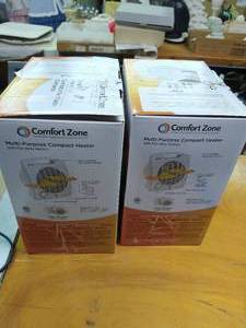Two Comfort Zone Compact HeaterFans