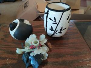 Three Asian-Style Dcor Pieces