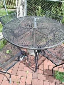 Metal Patio Table & Chairs