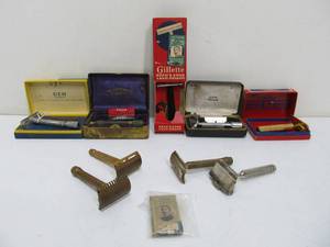 lot 54 image: Great Lot of Vintage Safety Razors