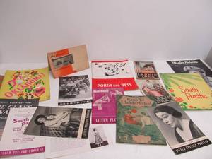lot 70 image: Lot of Vintage Paper - Programs MusicalTheater Programs etc