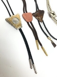 lot 12 image: Lot of 6 Western Southwestern Style Bolo Ties