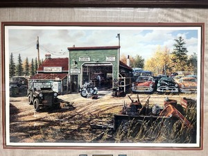 lot 263 image: Framed Signed Numbered KEN ZYLLA Print - Precious Metals