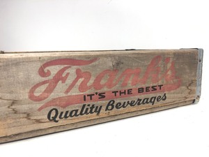 lot 310 image: Vintage FRANKS Wooden Advertising Soda Crate