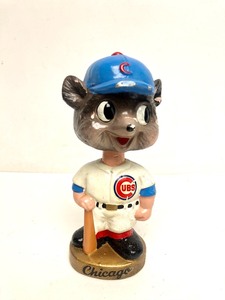 lot 284 image: Vintage 1950s-60s CHICAGO CUBS Bobblehead