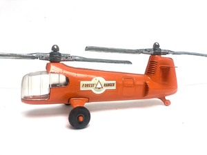 lot 285 image: Nice Vintage HUBLEY Cast Metal Toy Helicopter