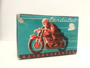lot 283 image: Vintage 70s Tin Litho Motorcycle Toy wBox