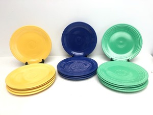 lot 48 image: Lot of 14 FIESTA Ware Dinner Plates