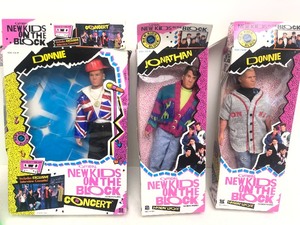 lot 88 image: Group of NEW KIDS ON THE BLOCK Action Figures etc