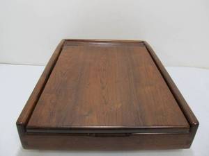 lot 153 image: Nice Quality Dovetailed Wood Portable Cushioned Writing Desk