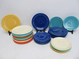 lot 165 image: Large Lot of FIESTA Ware Plates & Saucers