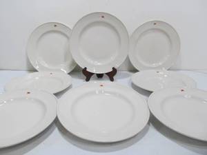lot 181 image: Vintage MOBIL Oil Service Station Company China Plates