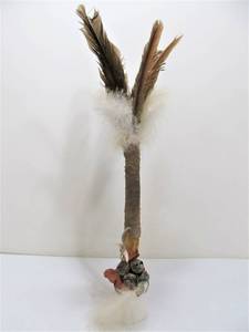 lot 22 image: Decorative Native American Rattle 