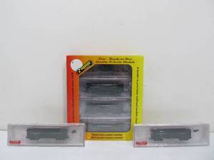 lot 202 image: Lot of 6 Brand New N Scale ROUNDHOUSE Train Cars