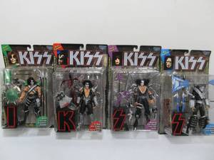 lot 253 image: Set of 4 KISS McFarlane Action Figures