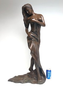lot 1 image: Beautiful LARGE Bronze Figural Nude Sculpture