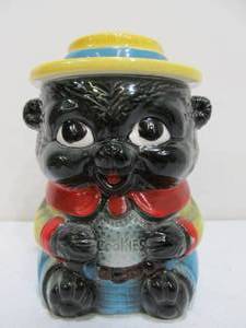 lot 308 image: Very Nice Vintage 1950s Teddy Bear Cookie Jar