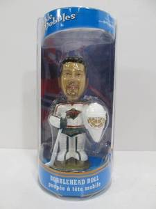 lot 340 image: 2 New in Box MN Wild Hockey Bobbleheads