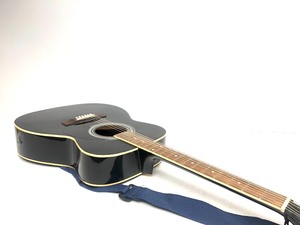 lot 375 image: ROGUE Fine Instruments Black Acoustic Guitar