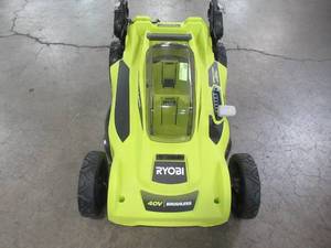 Ryobi 20 in. 40-Volt Brushless Lithium-Ion Cordless Battery Walk Behind Push Lawn Mower RY401011BTLVNM