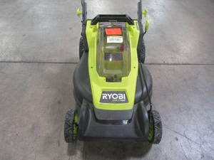 Ryobi 16 in. ONE HP 18V Lithium-Ion Cordless Battery Walk Behind Push Lawn Mower P1190VNM