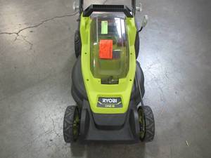 Ryobi 13 in. ONE 18-Volt Lithium-Ion Cordless Battery Walk Behind Push Lawn Mower P1180VNM