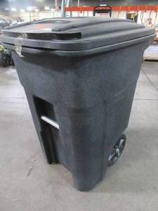 Toter 48 Gal. Wheeled Blackstone Trash Can, 25548-R1209.