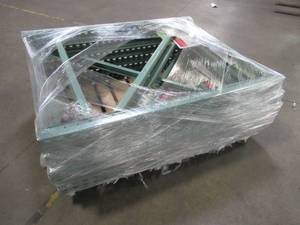 Pallet of (6) Teardrop Racking Uprights, Approximately 54T x 42W.