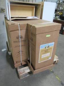WHOLESALE MIXED PALLET OF MISCELLANEOUS KITCHEN CABINETS IN WHITE