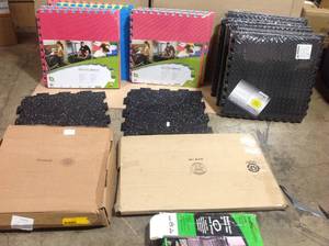 Lot of assorted Foam interlocking floor mats (see all pictures)