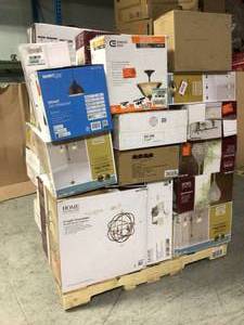 Pallet of assorted Lighting (various conditions, sizes and models) review all pictures