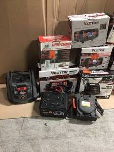 Mix Lot of assorted Portable Power Battery Chargers (customer returns) Review all pictures