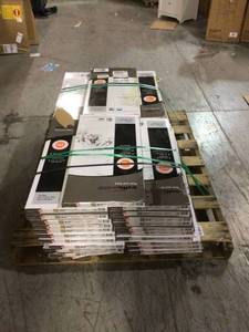 44 Boxes of Seashore Wood 12 in. x 24 in. Peel and Stick Vinyl Tile Flooring (20 sq. ft.  case) by TrafficMASTER Customer Returns See Pictures