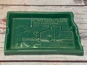 lot 11 image: Rosemeade Pottery First National Bank Bismarck