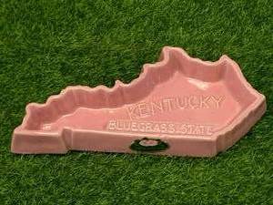 lot 19 image: Rosemeade Pottery Kentucky Ashtray