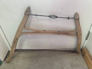 lot 51 image: Antique Bow Back Saw 34 Wide