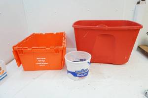 lot 86 image: ties, pail