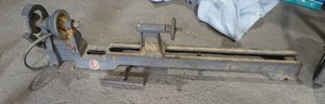 lot 103 image: Lathe with grinder