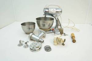 lot 155 image: Mixer, stuffer, cookie press